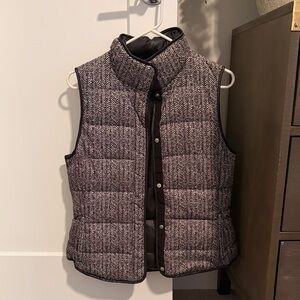 Banana Republic Brown and tan Patterned Vest